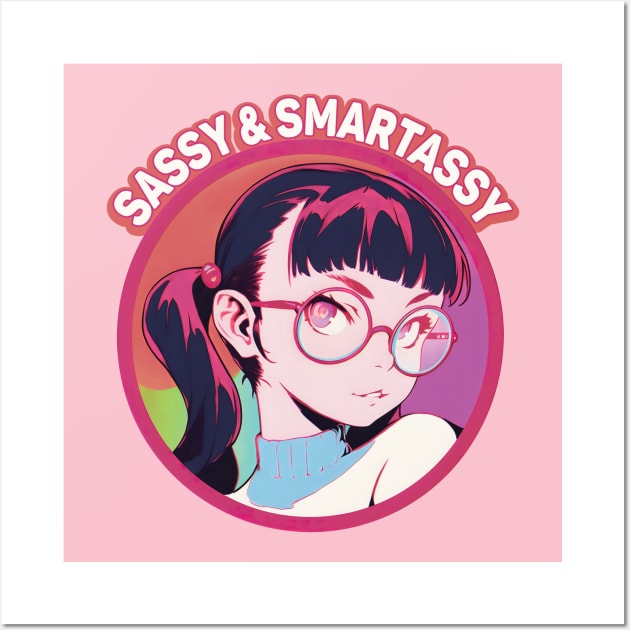 Sassy and Smartassy Wall Art by snipcute